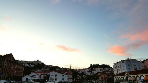 Townscape at sunset