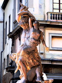 Statue in city