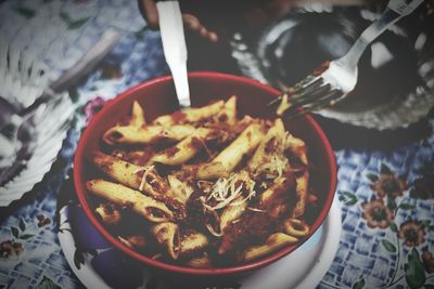 Close-up of food in bowl