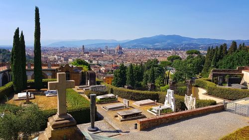 San miniato cemetery watching florence