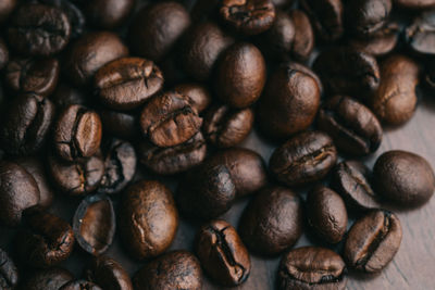 Full frame shot of coffee beans