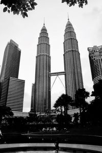 Low angle view of buildings against sky