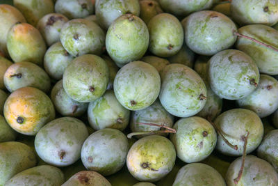 Full frame shot of fruits for sale at market stall