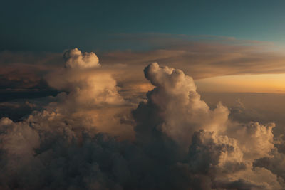 Low angle view of clouds in sky