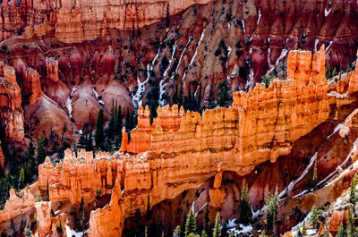 View of rock formation