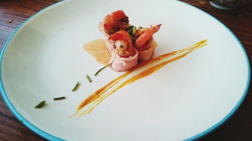 Close-up of food on plate