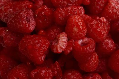 Full frame shot of strawberries