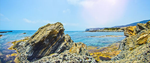 Panoramic view of sea against sky