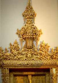 Low angle view of temple