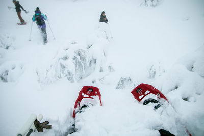 People in snow