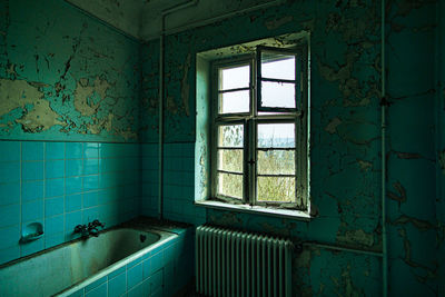 Interior of abandoned home