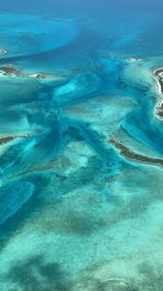 Aerial view of sea