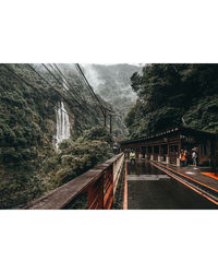 Road by mountain against clear sky