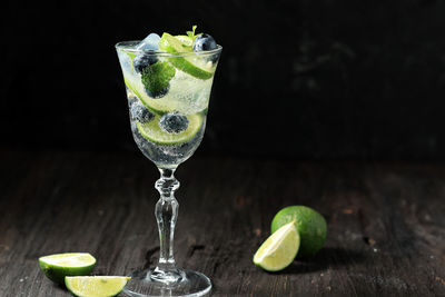 Close-up of drink on table