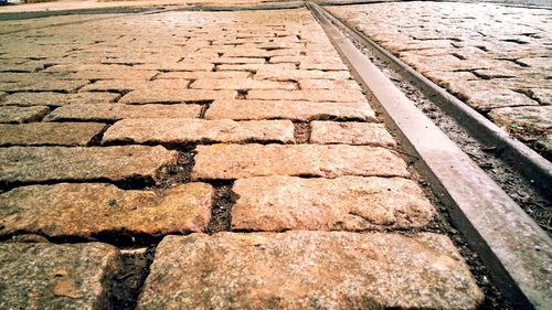 Full frame shot of tiled floor