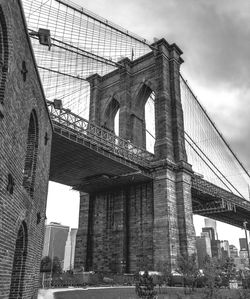 Low angle view of bridge