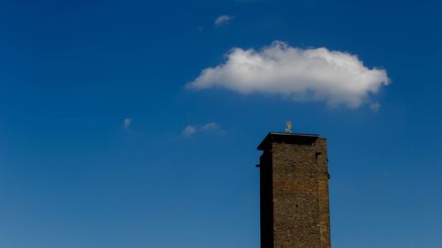 Low angle view of building against sky