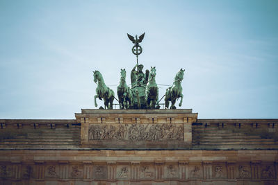 Low angle view of monument