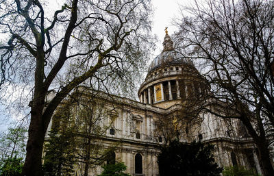 Low angle view of church against sky