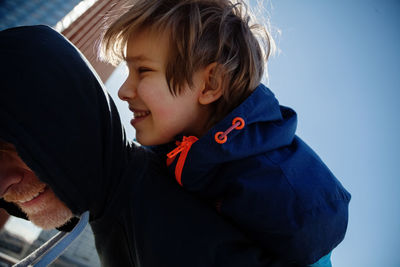 Close-up of cute boy