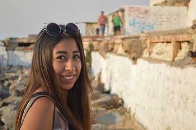 Portrait of a smiling young woman