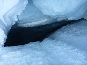 Full frame shot of ice