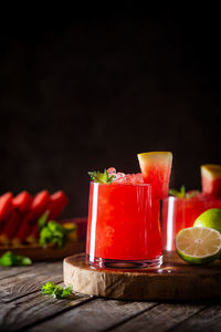 Close-up of drink on table