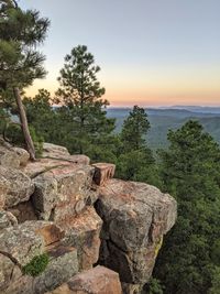 Mogollon rim red rocks sedona sunrise layers of mountains