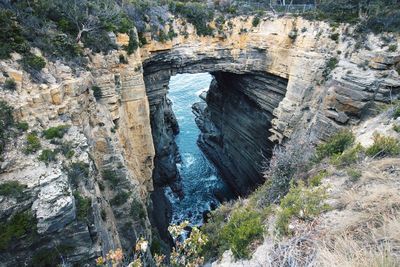 Scenic view of cave