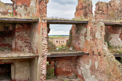 Low angle view of old building