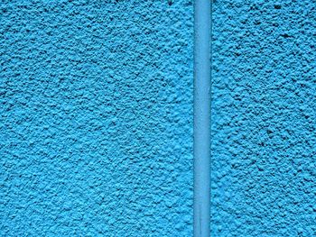 Detail shot of blue wall