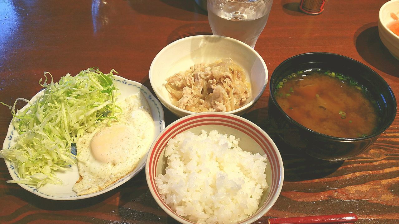 food, food and drink, healthy eating, ready-to-eat, table, serving size, bowl, plate, rice - food staple, indoors, freshness, high angle view, meal, no people, fried rice, close-up, day