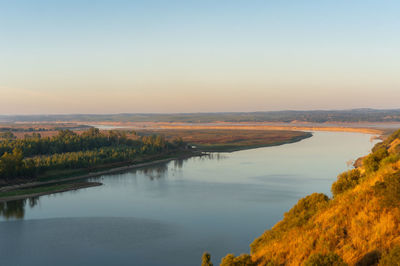 Guadiana view of the border between portugal and spain in juromenha beautiful alentejo landscape