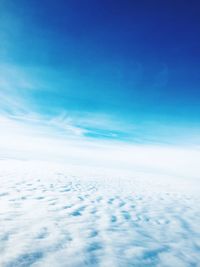 Scenic view of cloudscape against blue sky