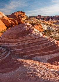 View of rock formations