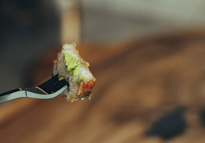 Close-up of ice cream cone