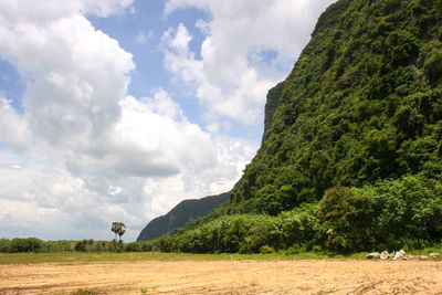 Scenic view of landscape against sky