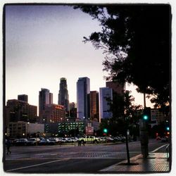 City skyline against sky