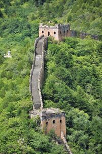 Chinese great wall. old ruin 