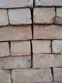 Full frame shot of stone wall