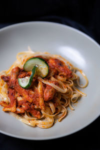 Close-up of food in plate