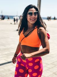 Portrait of a smiling young woman