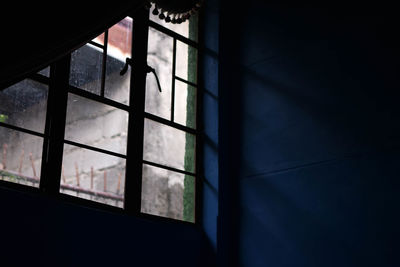 Close-up of window in house