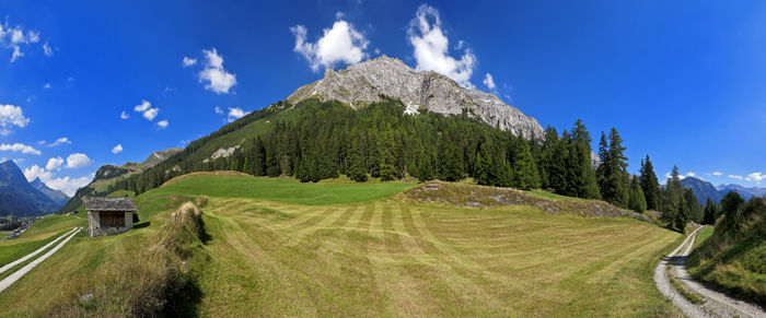 Panoramic view of landscape against sky