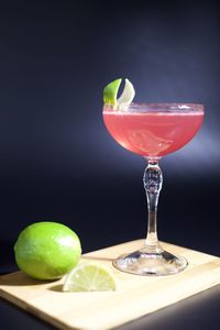 Close-up of drink on table