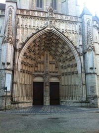 Facade of historical building