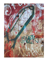 Graffiti on old wall