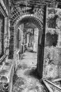 Corridor of historic building