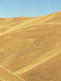 Scenic view of desert against sky
