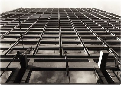 Low angle view of modern building